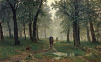 Ivan Shishkin - Rain in an Oak Forest